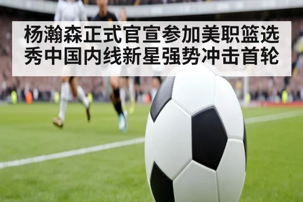 杨瀚森正式官宣参加美职篮选秀中国内线新星强势冲击首轮